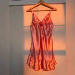 Vintage Victoria's Secret Angels Peach Slip Dress
